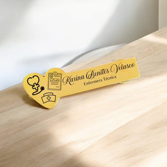 PIN NURSE IN HEART